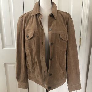 Suede jacket, size M